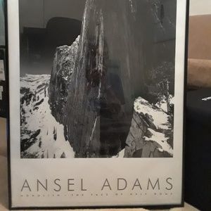 Framed Ansel Adams Authorized Edition AA Stamp